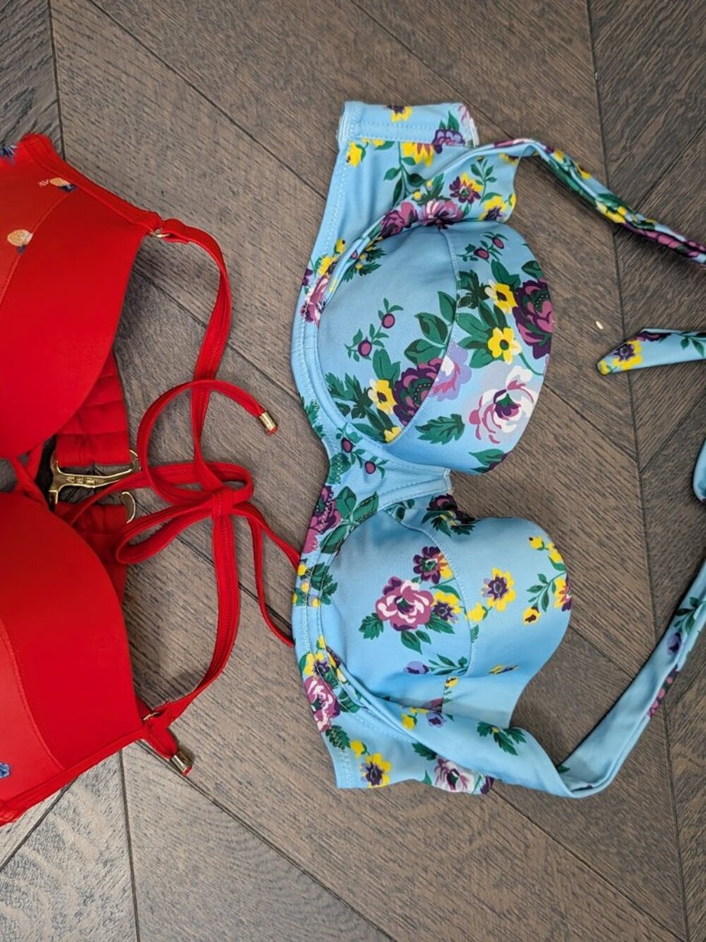 Abercrombie 34D + Hell Bunny M Bikini Top Bundle